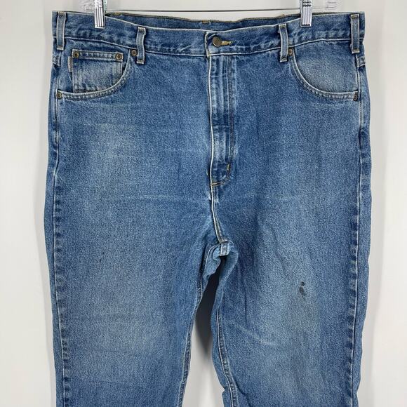 Carhartt Relaxed Fit Jeans Blue Men’s Size 42x34 - Picture 5 of 8